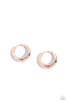 Streamlined Status - Rose Gold Earring