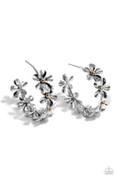 Floral Flamenco - Silver Earring