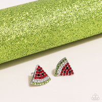 Watermelon Slice - Red Earring