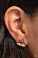 Watermelon Slice - Red Earring