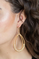 Paparazzi Glitz Fit - Gold Earrings