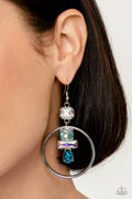 Geometric Glam - Blue Earring