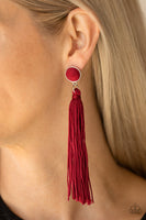 Paparazzi Tightrope Tassel - Red