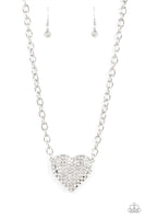 Heartbreakingly Blingy - Gold Necklace