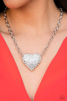 Heartbreakingly Blingy - Gold Necklace